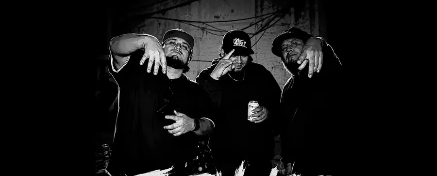 Los integrantes de Fat Noise en blanco y negro