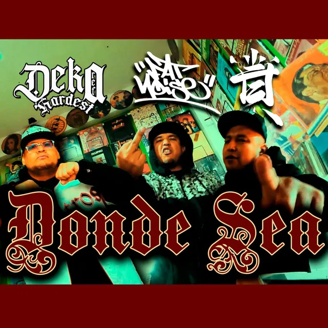 Portada de Donde Sea de Fat Noise con Deka Ref